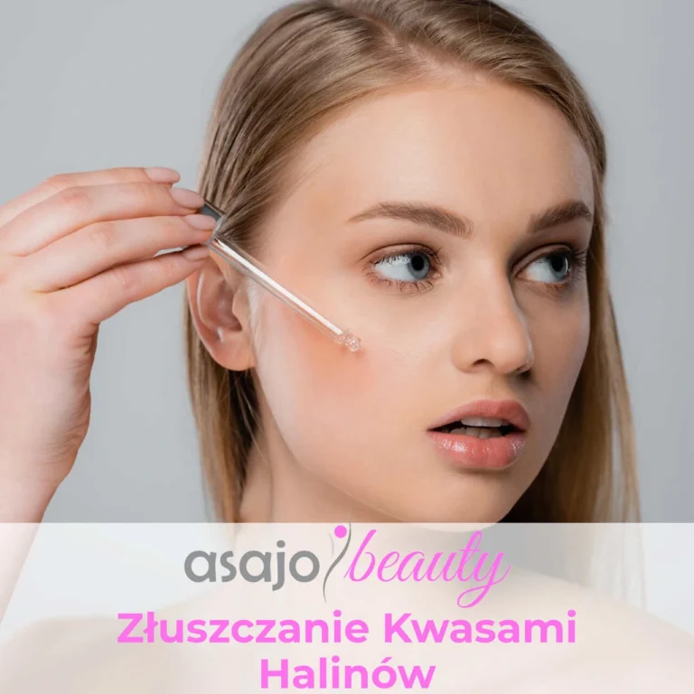 złuszczanie kwasami halinów